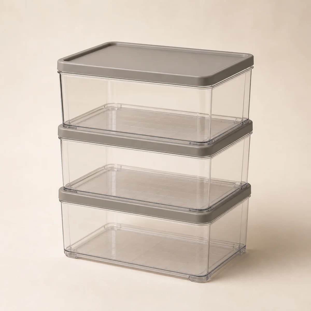 Boîtes de rangement empilables