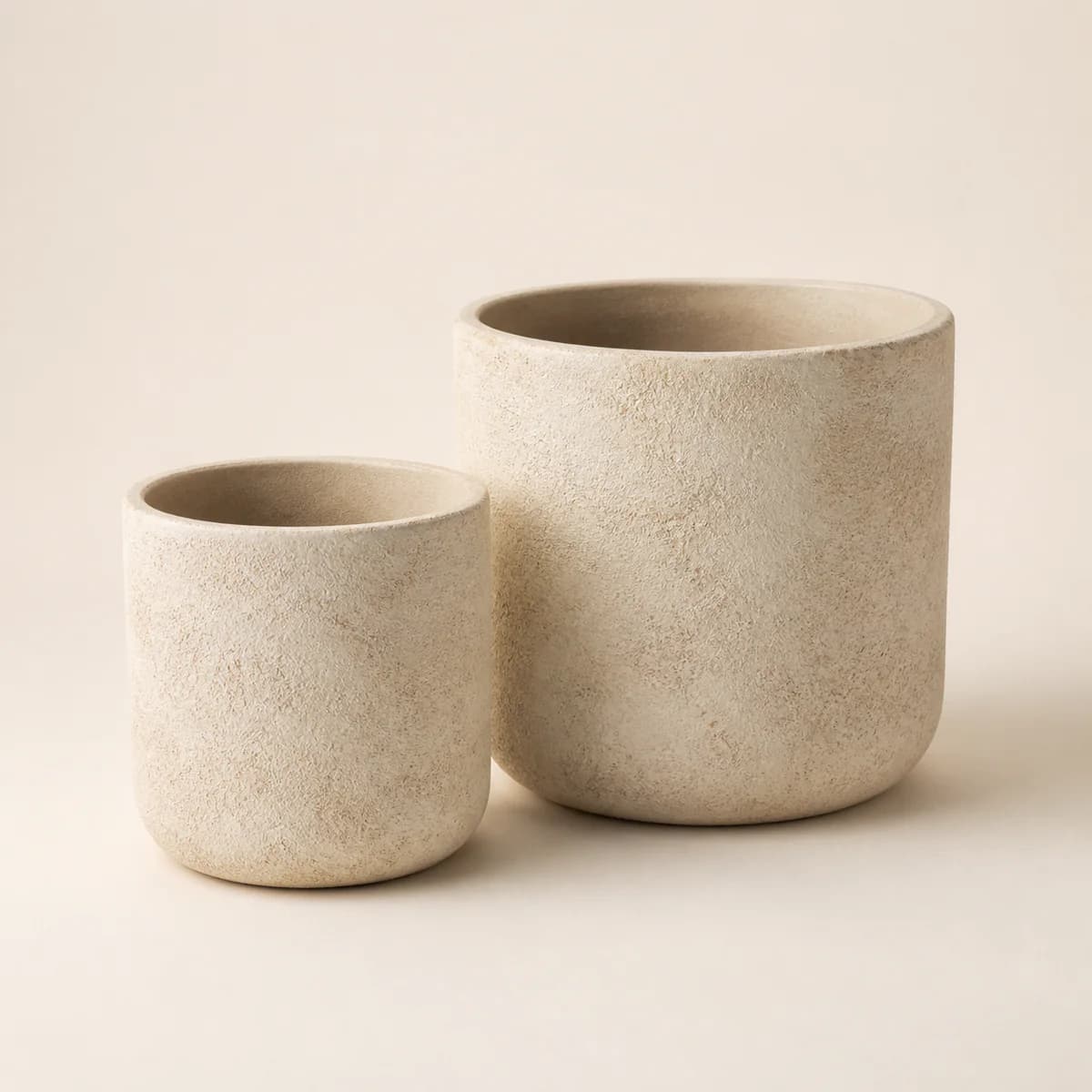 Duo de cache-pots Minéral