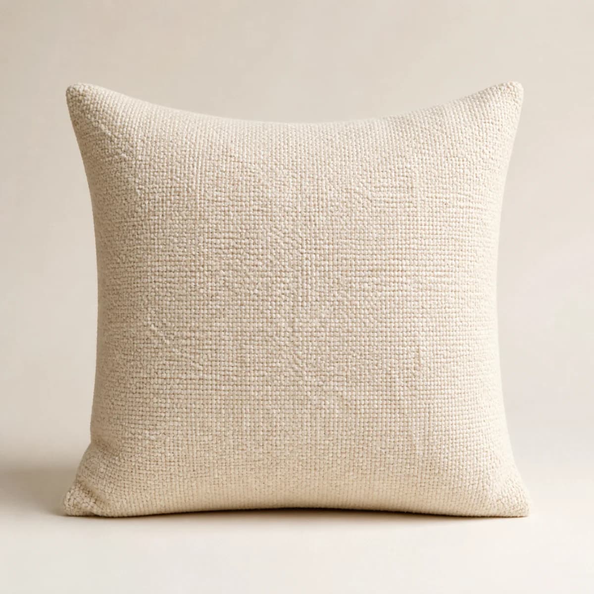 Coussin texturé Ivoire